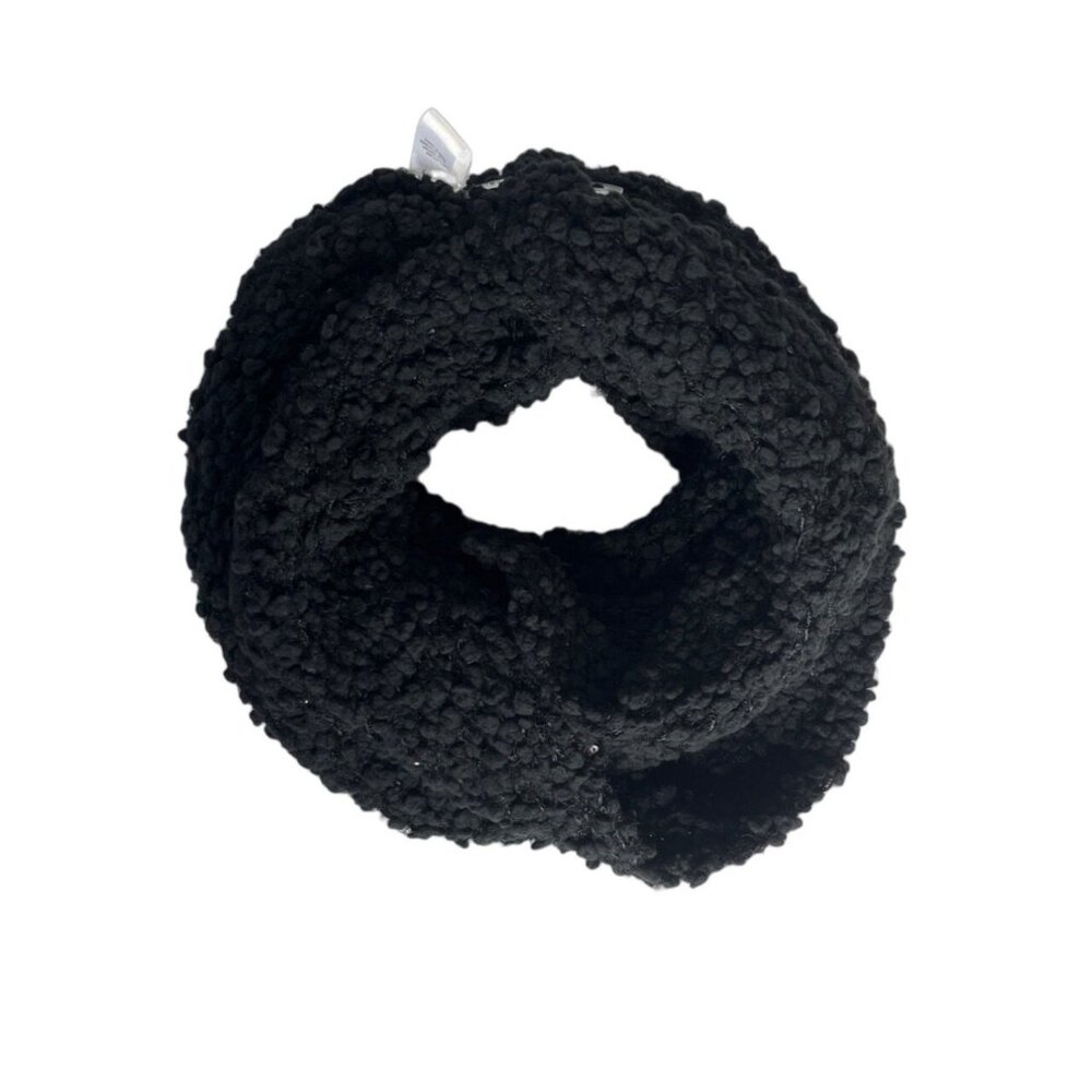 Merona Infinity Scarf Black OS New Chunky Knit Sparkles